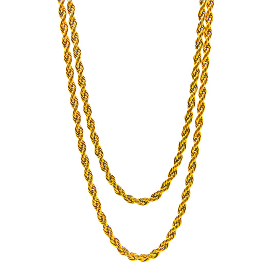 Sleek | Gold Rope Chain | Necklace