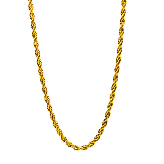 Sleek | Gold Rope Chain | Necklace