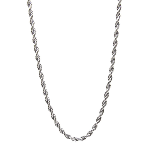 Sleek | Silver Rope Chain | Necklace