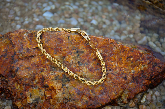 Minimalist | Gold Rope Chain | Bracelet